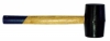Киянка резиновая 900 г деревянная ручка